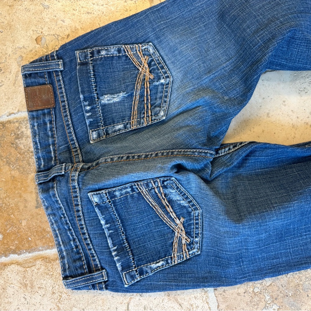 Low rise bell bottom jeans